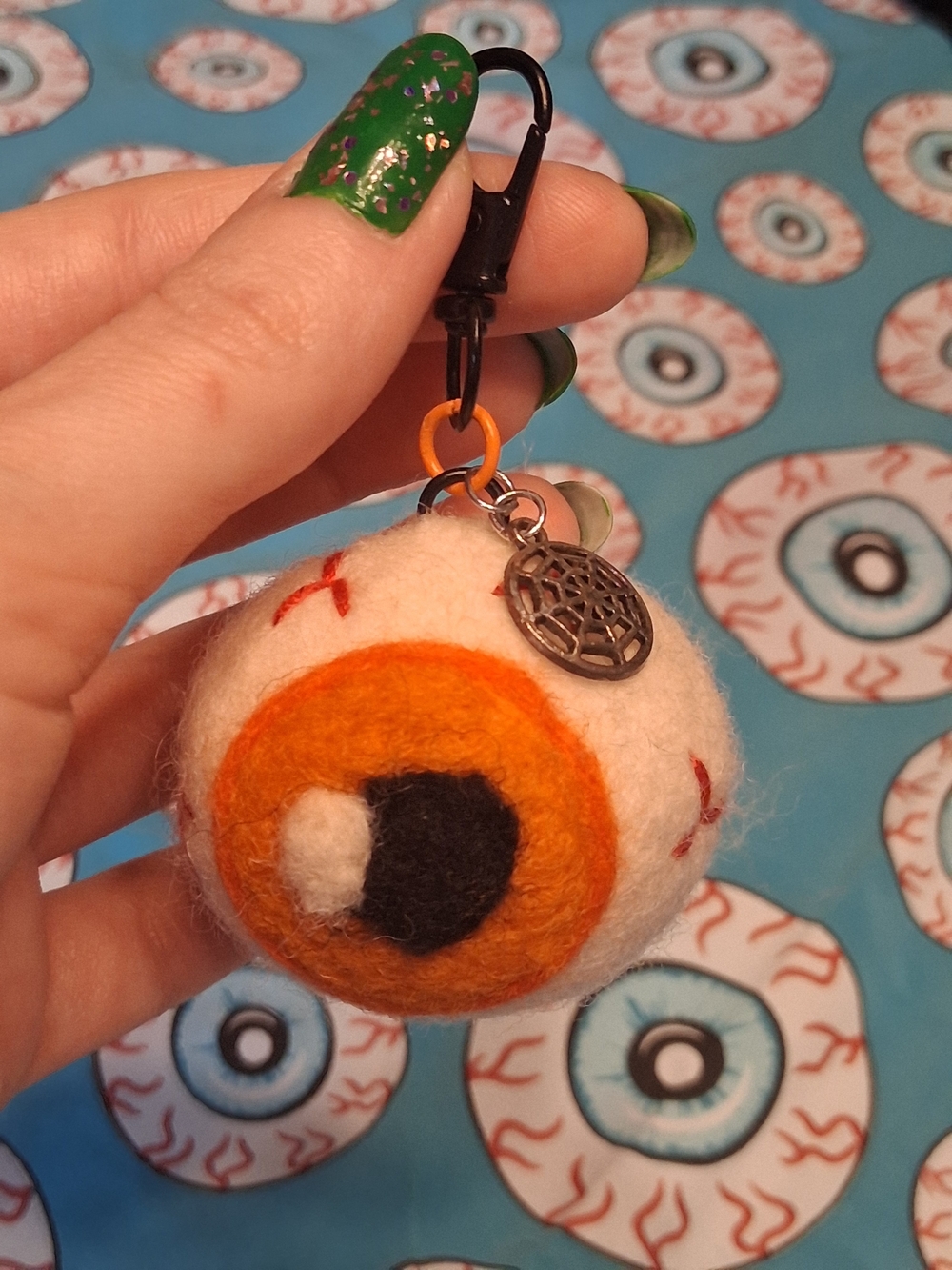 Handmade Eyeball Keychain